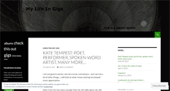 Desktop Screenshot of mylifeingigs.com